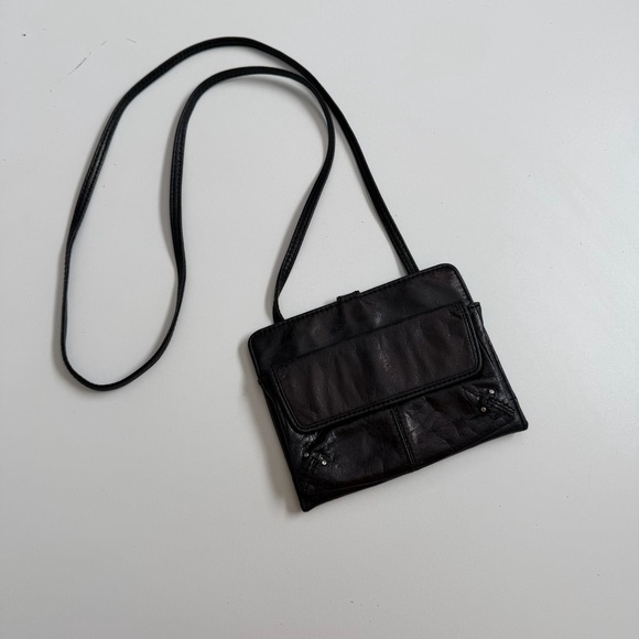 HOBO Handbags - Hobo Purse Crossbody Wallet Phone Pocket ID Card Slot Magnetic Green Metallic